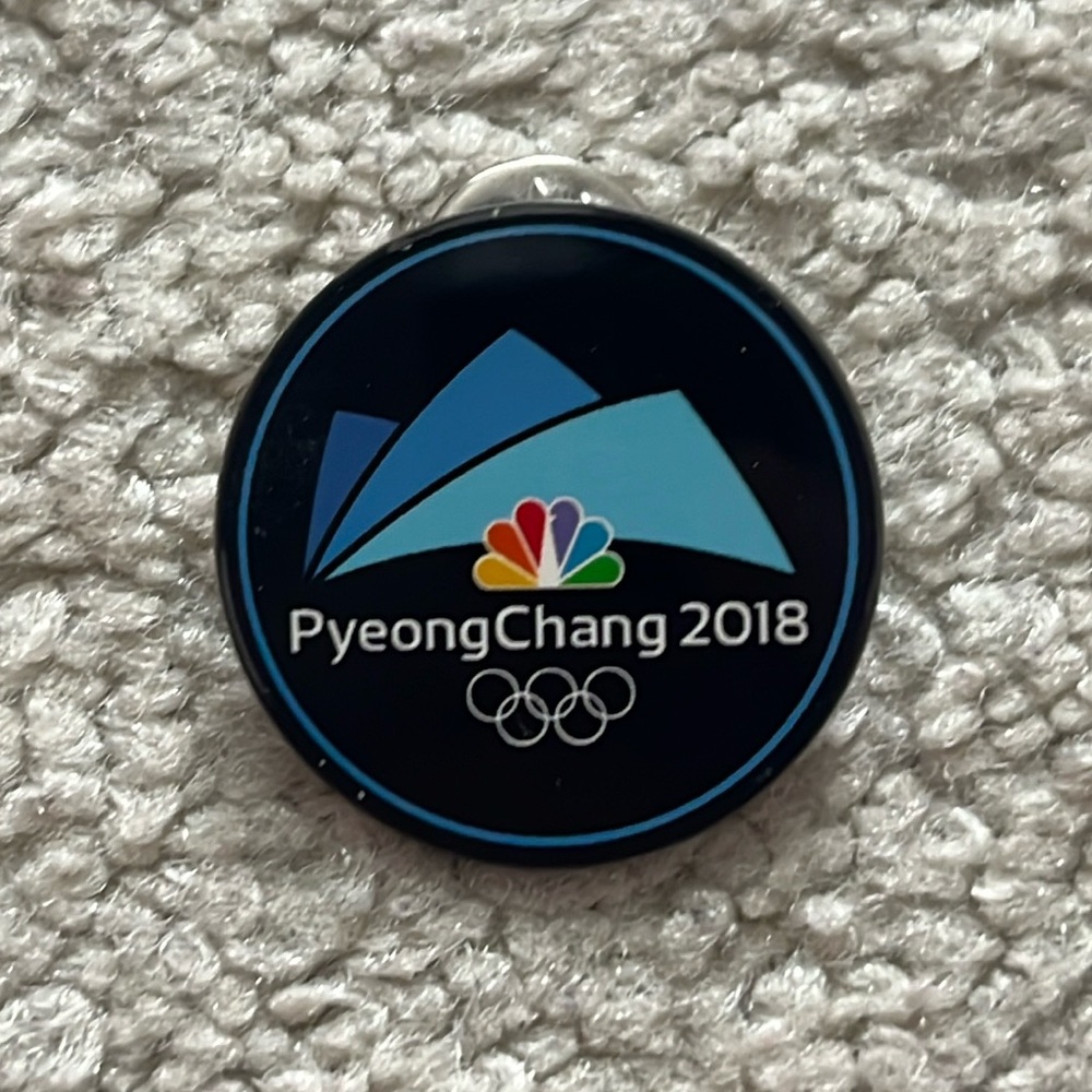 PyeongChang 2018 Black Olympics Pin NBC